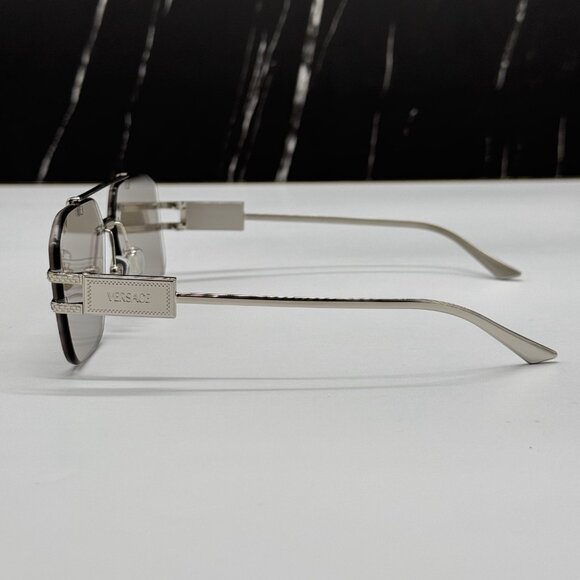 NEW MOD 2275 1000/8V VERSACE WOMEN SUNGLASSES VE2275 10008V GRAY VE2275 1000/8V - Picture 7 of 12